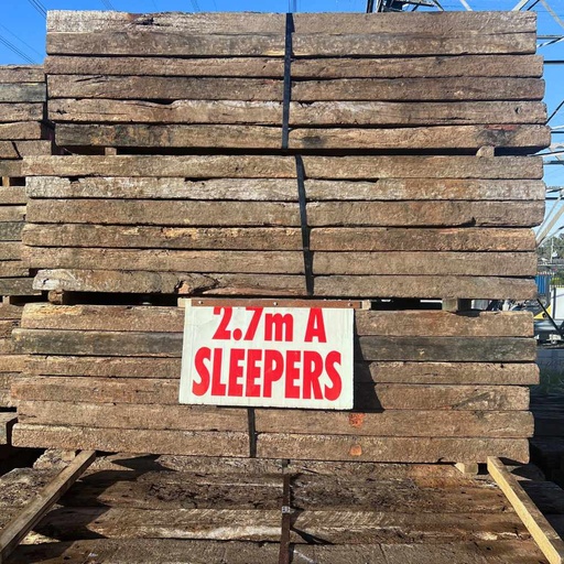 [310929] 2.7M 'A' GRADE USED RAILWAY SLEEPER